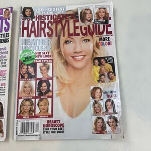 Vintage Y2K Hairstyle Magazines set of 4 Hair Style Trends 00s